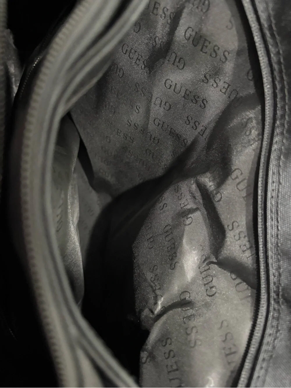 GUESS Black Duffel Travel Bag with Tag